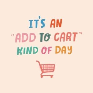 Colorful Add to Cart Day Graphic